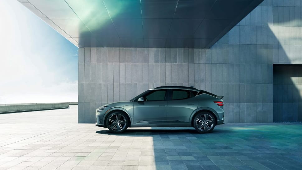 Side exterior view of Genesis GV60.